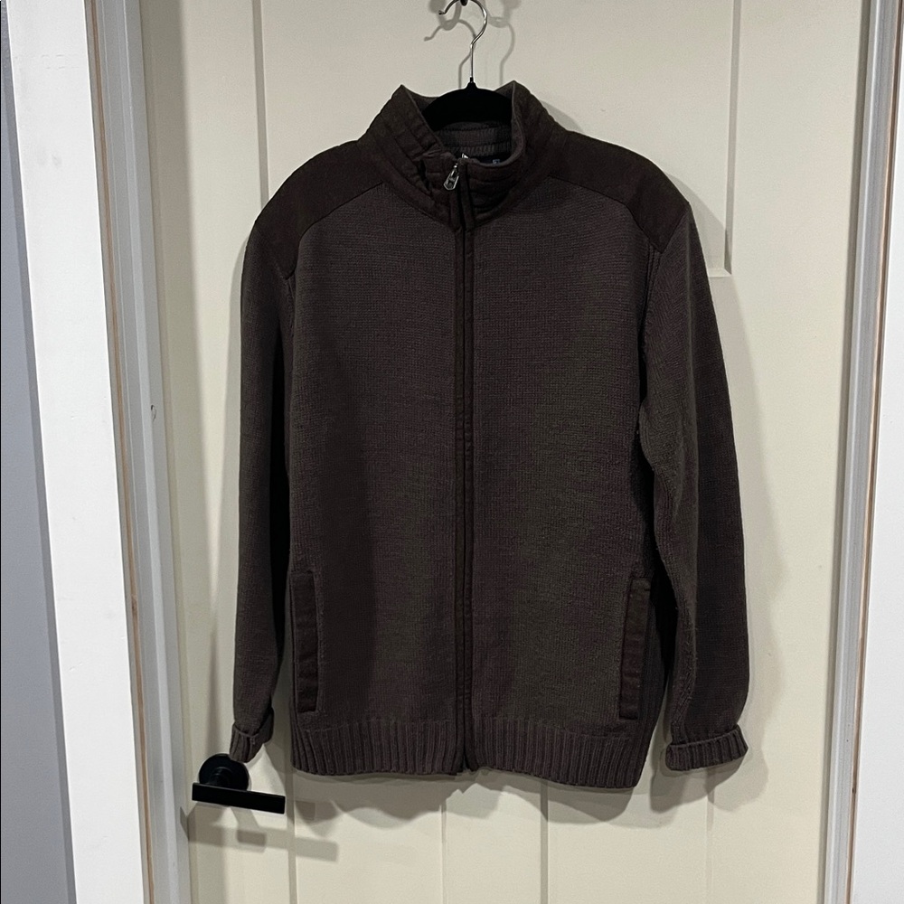 Kuhl Men's Dark Brown Zip-Up Sweater